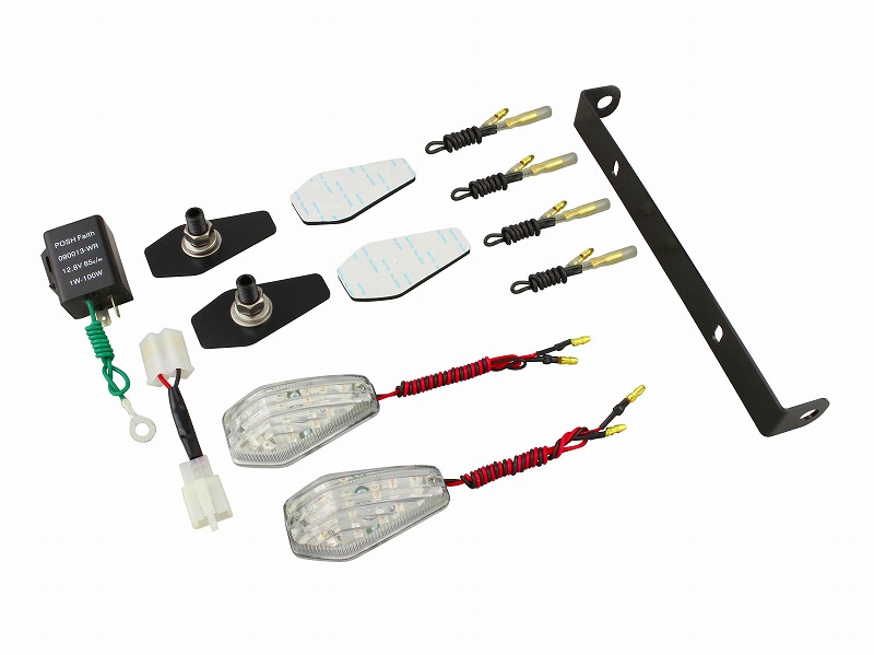 エアロLEDウインカー<br/>ユニバーサルリヤキット - （ＬＥＤウインカー｜LEDウインカー(汎用タイプ )）：POSH（ポッシュ）‐バイクのカスタムパーツメーカー