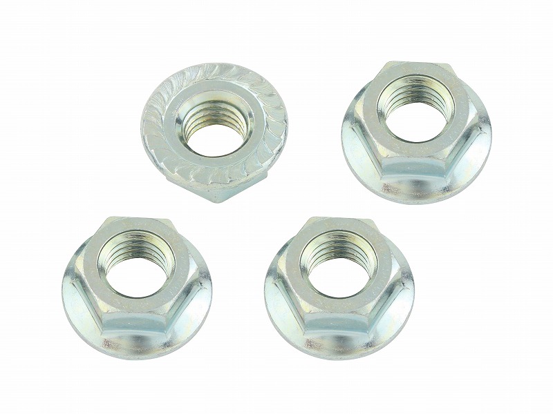 W650マフラー用補修部品：フランジナット(4pcs)