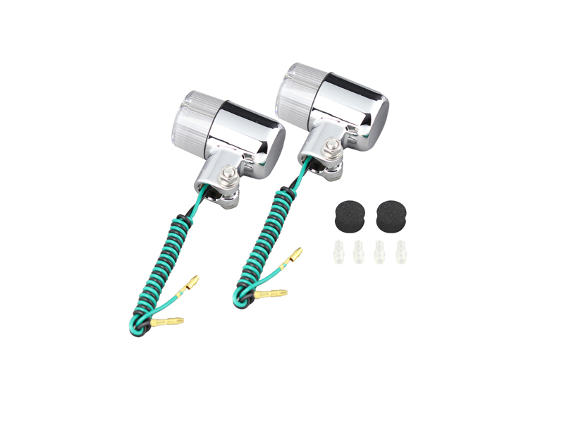 SR400/500 POSH 砲弾タイプウィンカーセット クラシカルウインカー砲弾