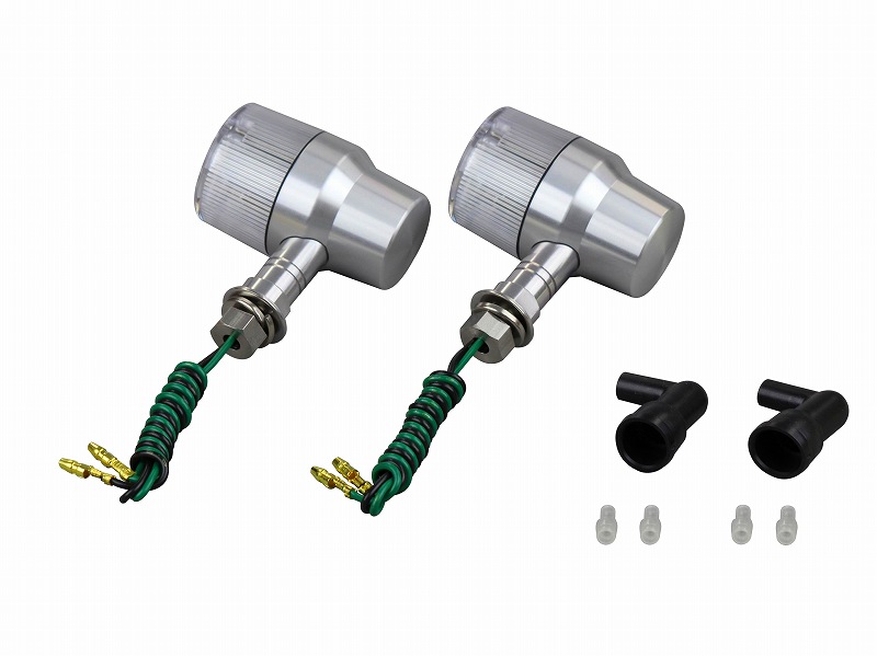 フロントスモークウインカーレンズセット Ninja250/ZX-6R