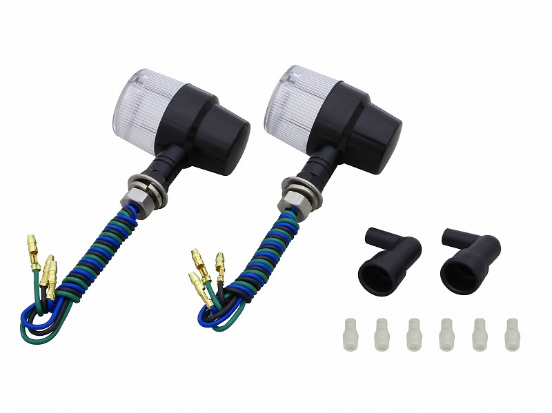 フロントスモークウインカーレンズセット Ninja250/ZX-6R