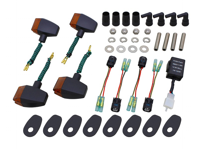 Z2タイプミラーロングステーセット - （ミラー｜マシンドZ2ミラー