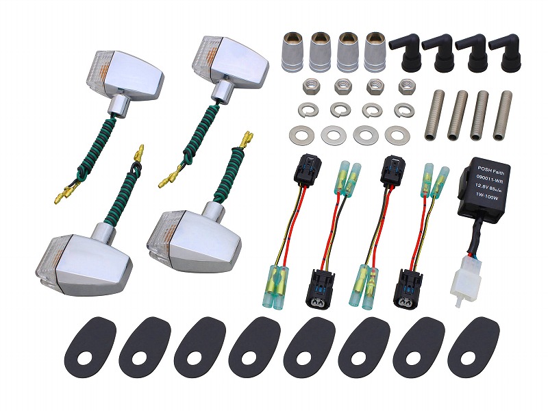 Z2タイプミラーロングステーセット - （ミラー｜マシンドZ2ミラー